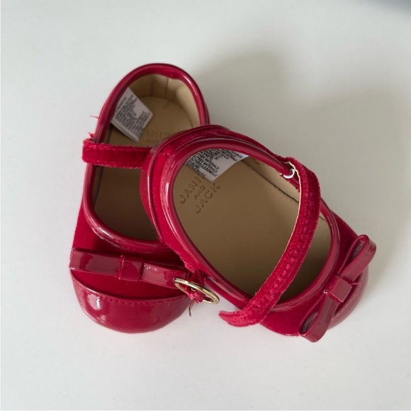 Janie and Jack red baby girl shoes - Picture 2 of 3